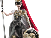 Zlaté brnění bohyně Athény uchvátí velké i malé slečny. Foto: www.dollsland.eu