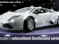 Současným skvostem Galerie Dolls Land je model vozu Lamborghini Murcielágo LP 640 z edice Swarovski v hodnotě přes 30 000 Kč!