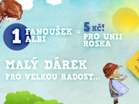 Staňte se fanoušky ALBI na Facebooku a Unie Roska obdrží 5 Kč. Foto:www.albi.cz