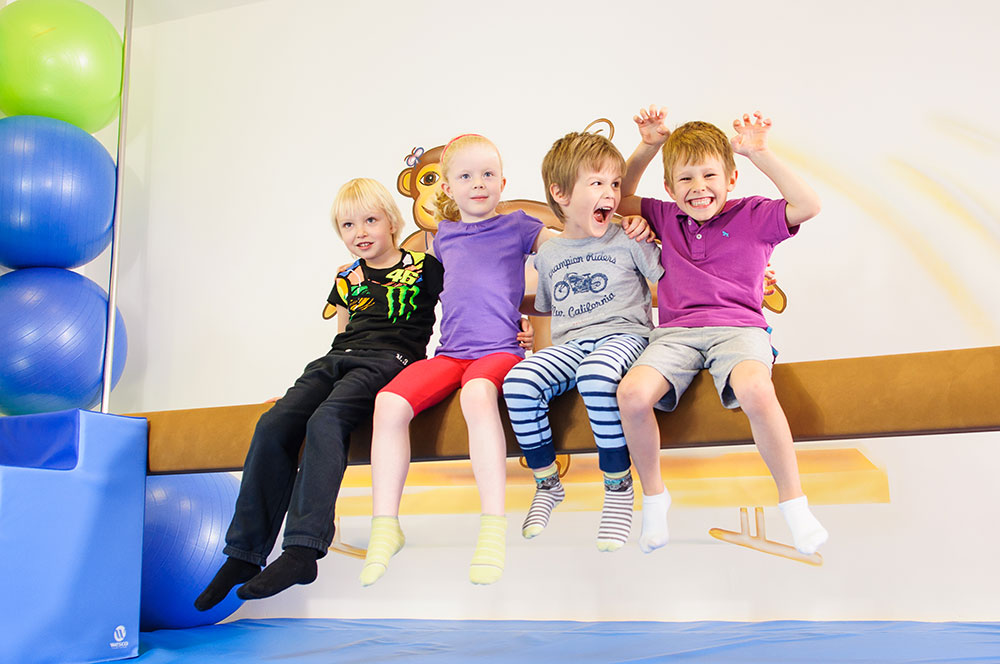 Děti Monkeys Gym